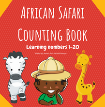 Load image into Gallery viewer, African Safari Counting Book: Learning Numbers 1-20 - Paperback Edition

