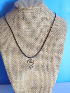 Sankofa Heart Necklace